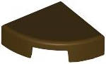 Lego (N) ~ Tile Round 1 x 1 Quarter ~ [Dark Brown]