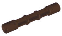 Lego (U) ~ Support 1 x 1 x 5 1/3 Spiral Staircase Axle ~ [Dark Brown]