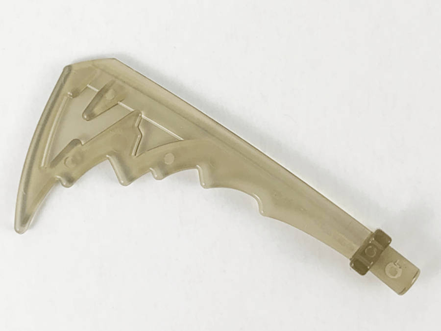 Lego NEW - Trans-Brown (Old Trans-Black) Minifigure Weapon Katana with Trailing Energy Effect