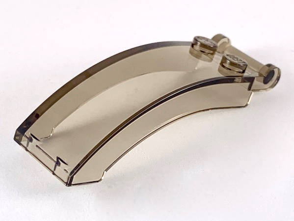 Lego (N) ~ Windscreen 6 x 2 x 2 with Bar Handle ~ [Trans-Brown]