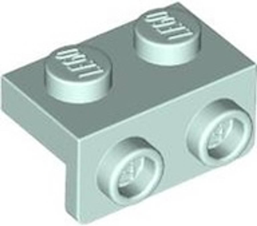 Lego (N) ~ Bracket 1 x 2 - 1 x 2 ~ [Light Aqua]