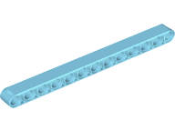 Lego (U) ~ Technic Liftarm Thick 1 x 13 ~ [Medium Azure]