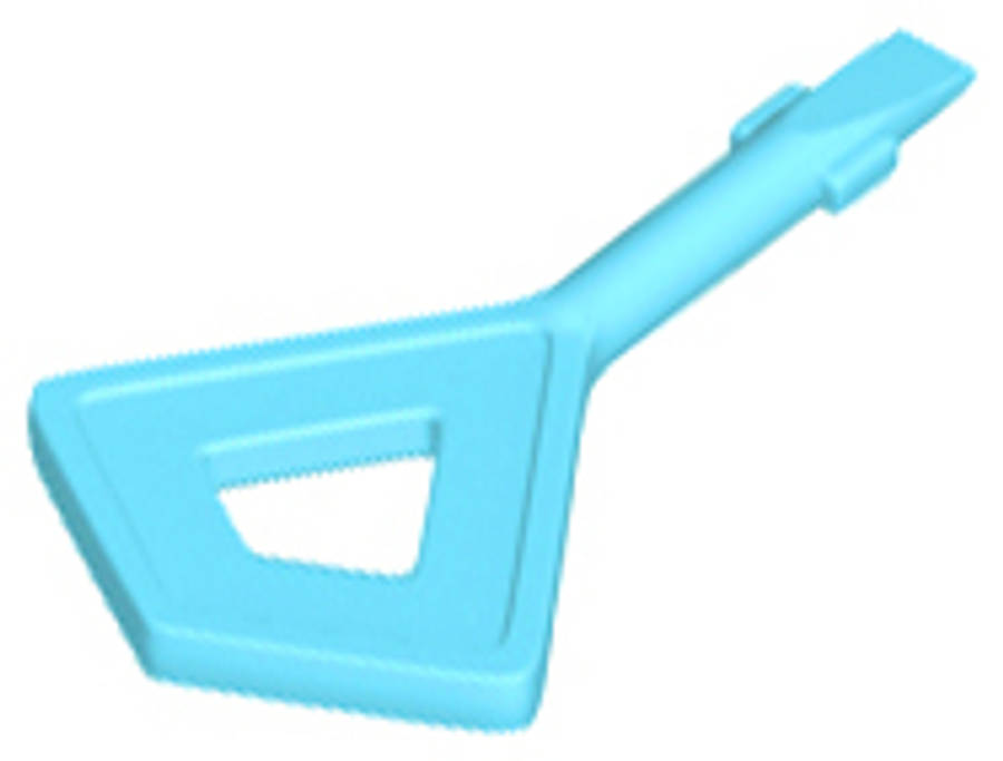 Lego (N) ~ Tile Remover Key with Diamond and Screwdriver Ends ~ [Medium Azure]