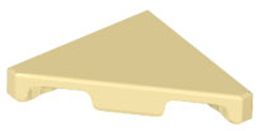 Lego (N) ~ Tile Modified 2 x 2 Wedge Triangular ~ [Tan]