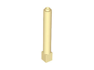 Lego (N) ~ Support 1 x 1 x 6 Solid Pillar ~ [Tan]