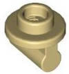 Lego (N) ~ Plate Round 1 x 1 with Bar Handle on Long Stem ~ [Tan]