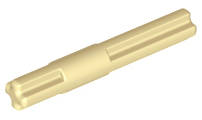 Lego NEW - Tan Technic Axle  4L with Center Stop