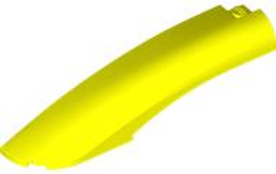 Lego (N) ~ Wedge 10 x 2 x 2 Left ~ [Neon Yellow]