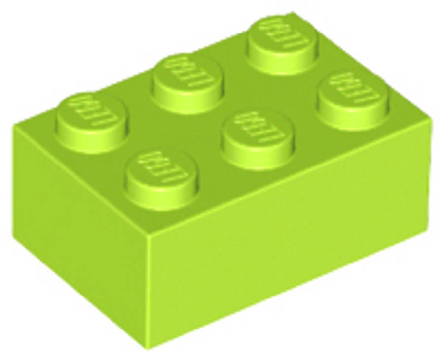 Lego (U) ~ Brick 2 x 3 ~ [Lime]