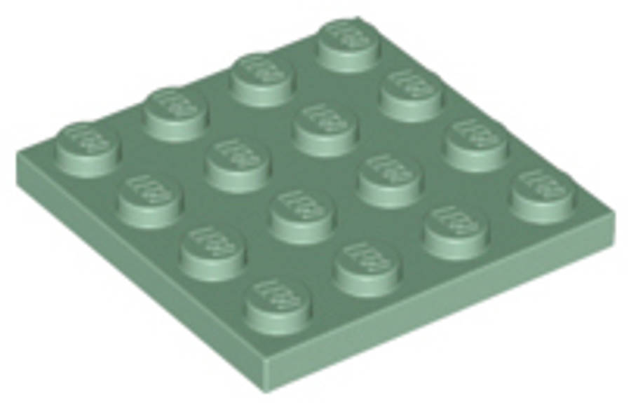 Lego NEW - Plate 4 x 4~ [Sand Green]