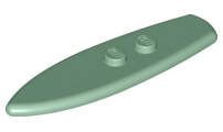 Lego NEW - Minifigure Utensil Surfboard Standard~ [Sand Green]