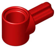 Lego NEW - Technic Axle and Pin Connector Hub with 1 Axle~ [Red]
