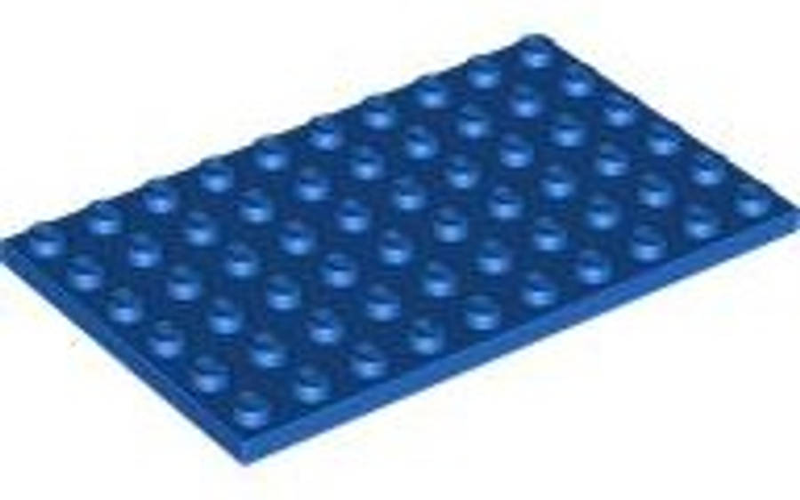 Lego NEW - Plate 6 x 10~ [Blue]