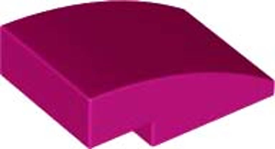 Lego (U) ~ Slope Curved 3 x 2 ~ [Magenta]