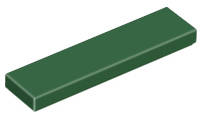 Lego NEW - Tile 1 x 4~ [Dark Green]