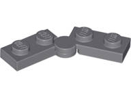 Lego Used - Hinge Plate 1 x 4 Swivel (2429 / 2430)~ [Dark Bluish Gray]