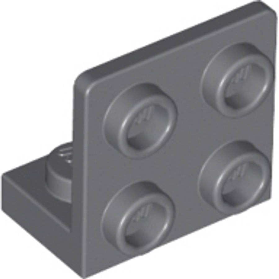 Lego (N) ~ Bracket 1 x 2 - 2 x 2 Inverted ~ [Dark Bluish Gray]