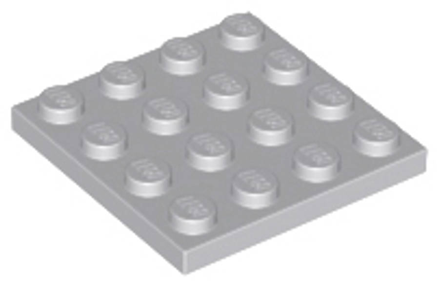 Lego (N) ~ Plate 4 x 4 ~ [Light Bluish Gray]