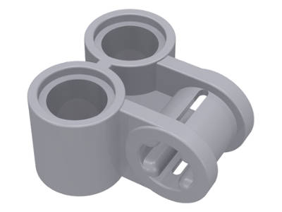 Lego Used - Technic Axle and Pin Connector Perpendicular Double~ [Light Bluish Gray]