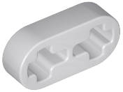 Lego (N) ~ Technic Liftarm Thin 1 x 2 - Axle Holes ~ [Light Bluish Gray]