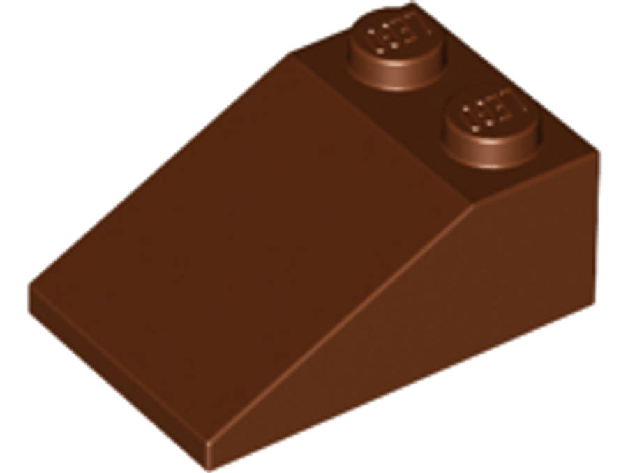 Lego (N) ~ Slope 33 3 x 2 ~ [Reddish Brown]