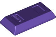 Lego (N) ~ Minifigure Utensil Ingot 1 x 2 ~ [Dark Purple]