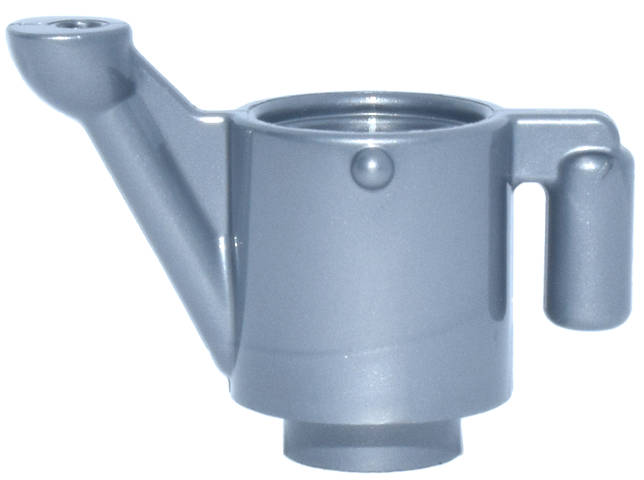 Lego (N) ~ Minifigure Utensil Watering Can ~ [Flat Silver]