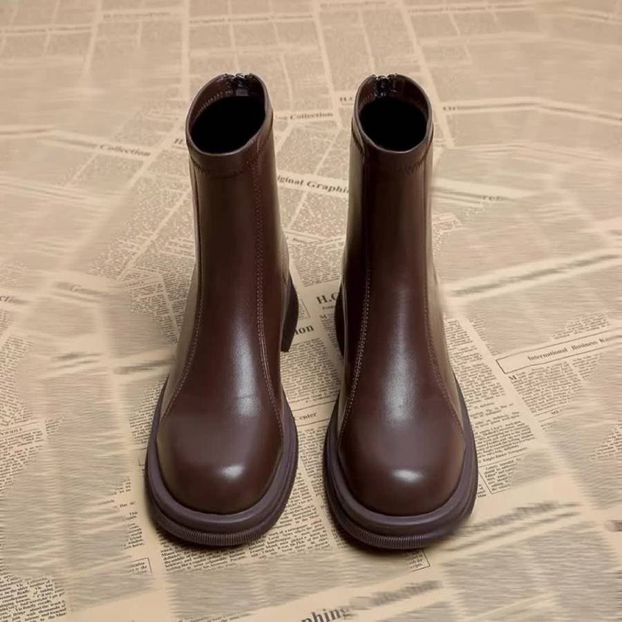 Women S High Heels Color Black Fleece Sizeuk 5