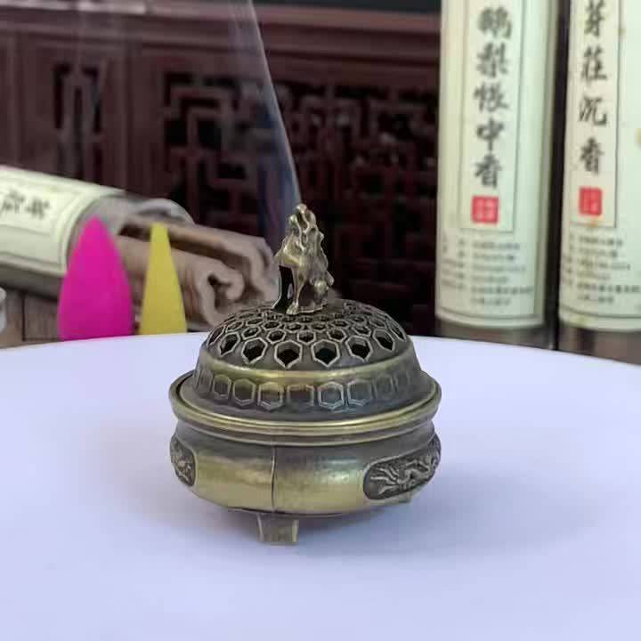 Incense Burner Items  Three Legged Qilin  Dragon And Phoenix Incense Burner  One Piece