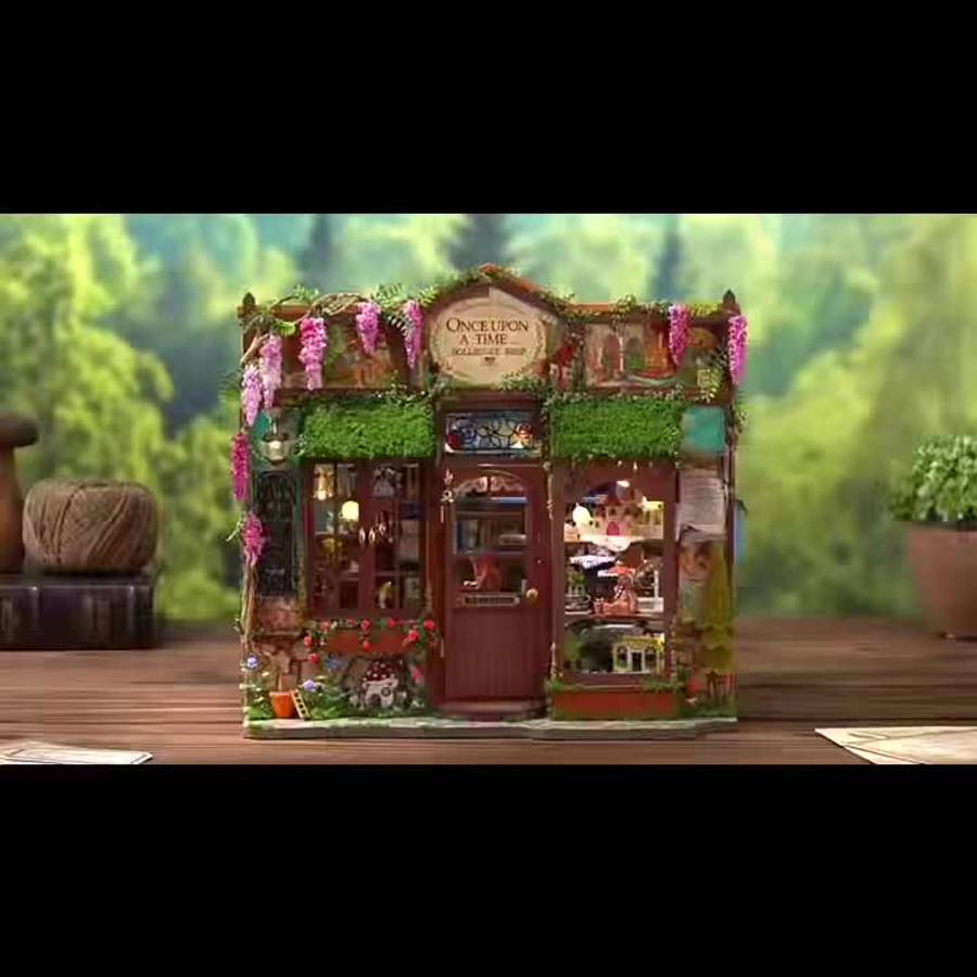 Diy Fairy Tale Kingdom Miniature House 3D Wooden Model Kit Creative Handcrafted