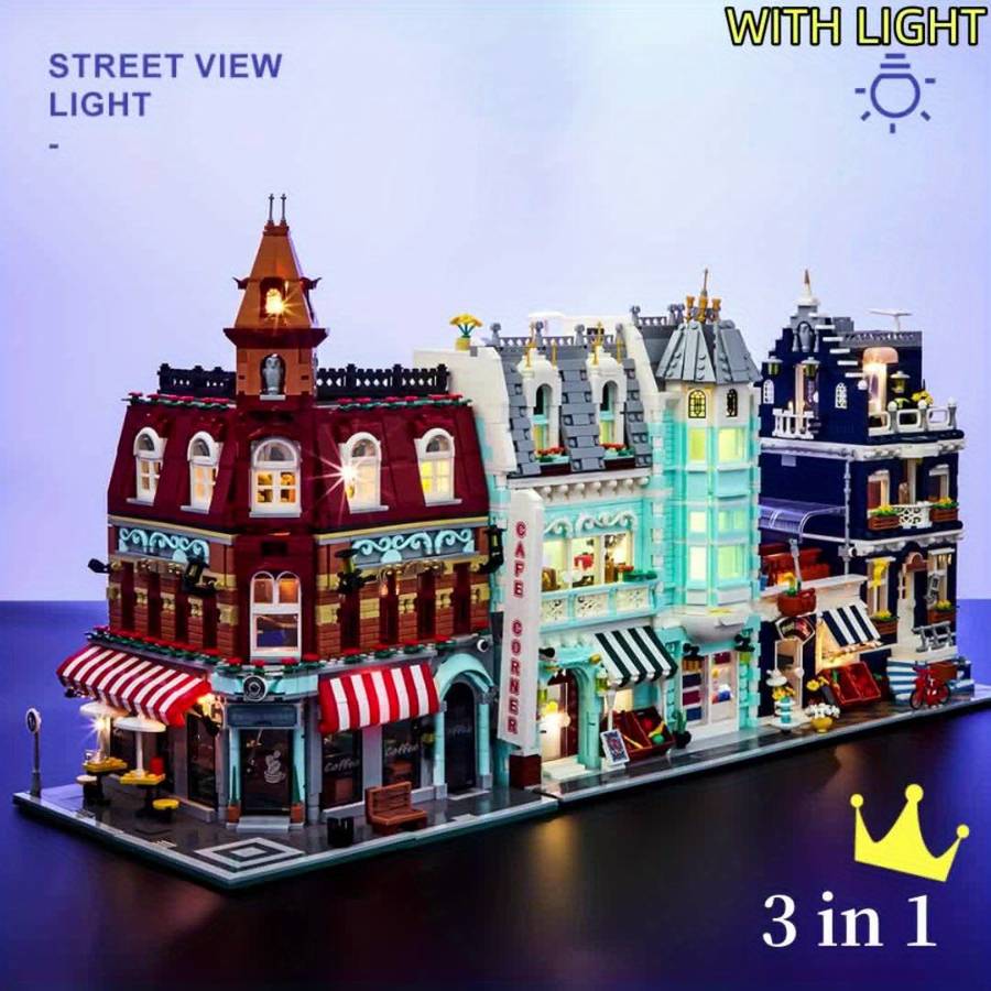 Building Toy Architectural Model Toy Set Quantity 1950Pcs