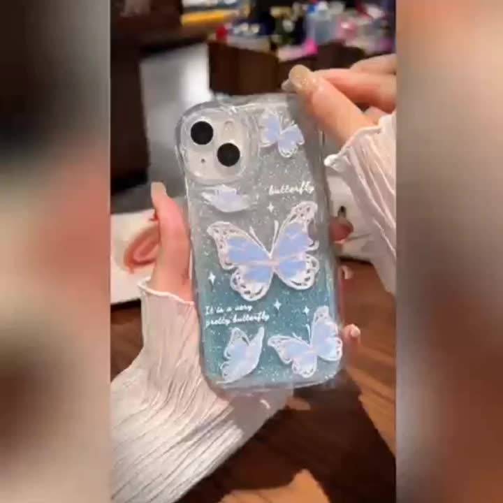 1Pc Light Blue For iPhone 14 Plus Phone Case Phone Cover