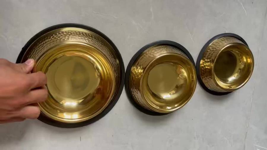 Pet Supplies Color Golden Size 21.8X16X5.5Cm