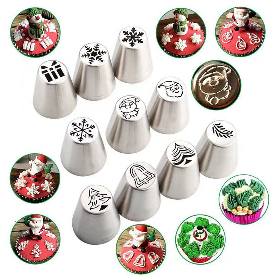 Professional Cake Decorating Head Color Silvery