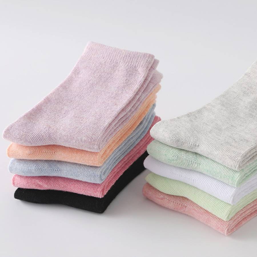 Women S Socks Color 5 Pairs Mixed Colors Size Onesize