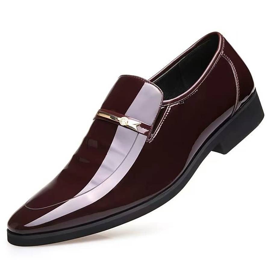 Mens Leather Shoes Color Dark Brown Sizeuk 11