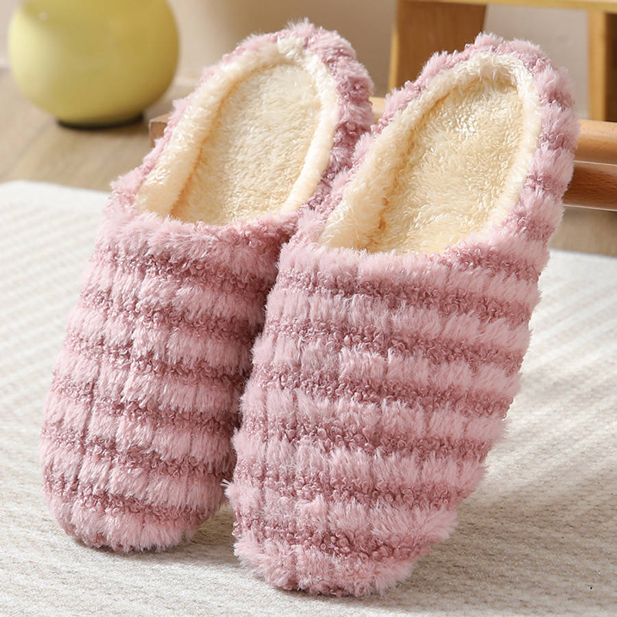 Cotton Slippers Color Watermelon Red Sizeuk 6.5-7