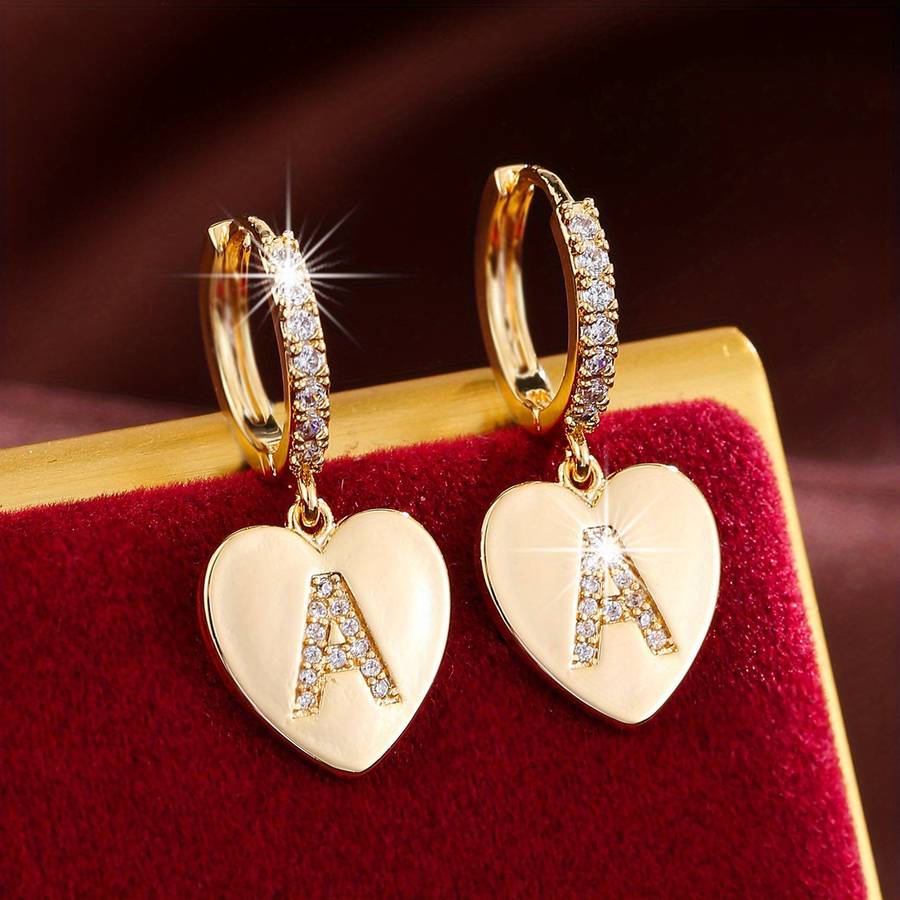 Women S Earrings Color Rose Golden Style D