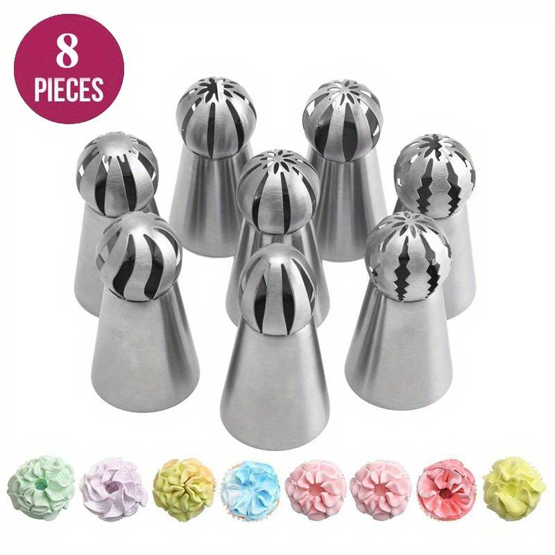 Professional Cake Decorating Head Model Frosted 8 Piece Set