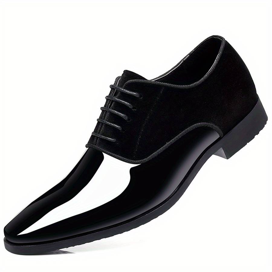 Mens Leather Shoes Color Black Sizeuk 13