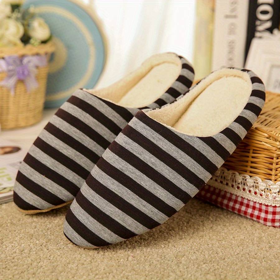 Cotton Slippers Color Coffee Color Sizeuk 4.5-5