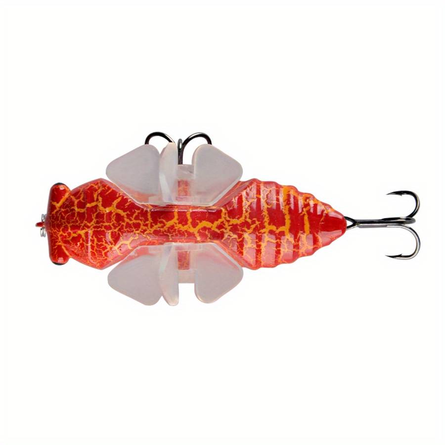 1pc Catch More Fish with Life Bionic Cicada Shape Fishing Bait Hard Artificial Fish Lure with Rot