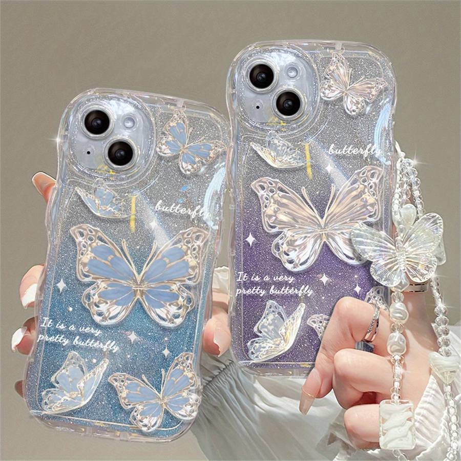 1Pc Light Blue For iPhone 14 Plus Phone Case Phone Cover