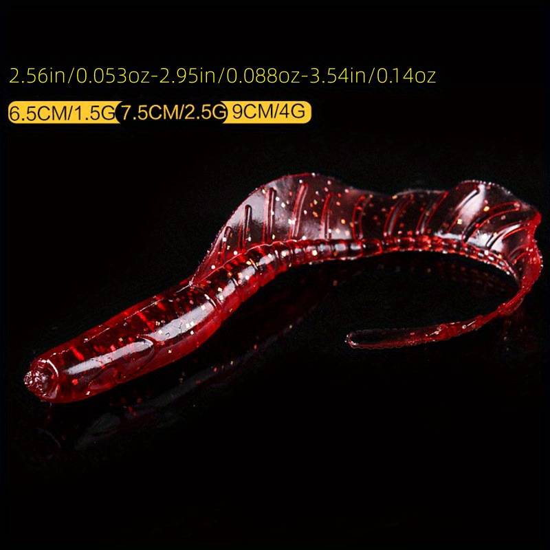 10pcs 9cm Biomimetic Curlee Soft Bait Outdoor Fishing Gear Supplies