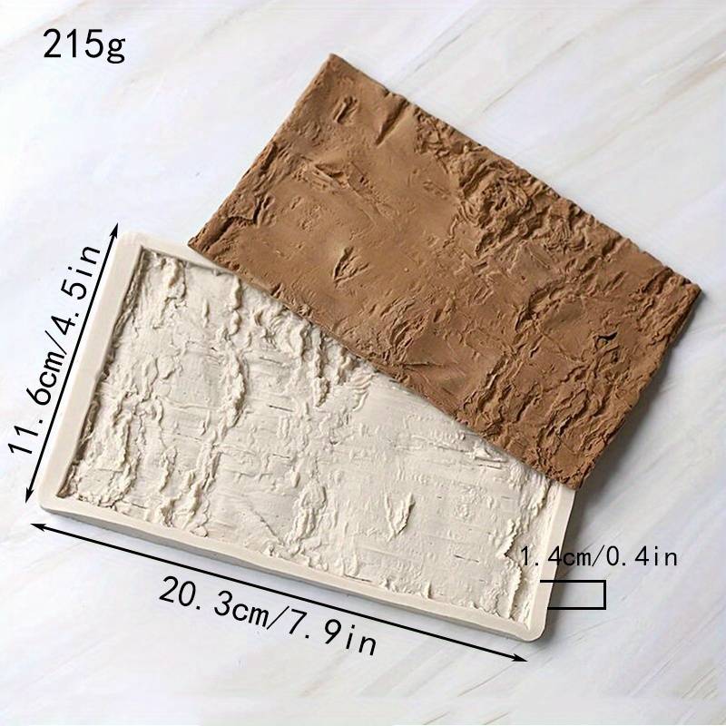 Suitable For Baking Molds Color Birch Bark Texture Silicone Mold