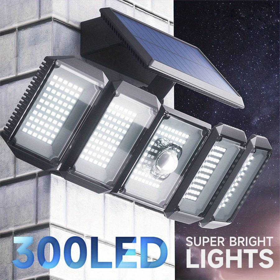 300LED-2PCS Outdoor Solar Light