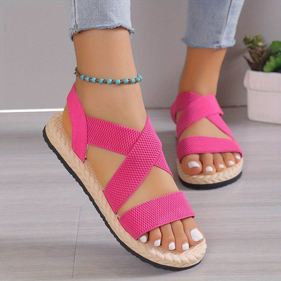 Sandals Color Rose Red Sizeuk 6.5