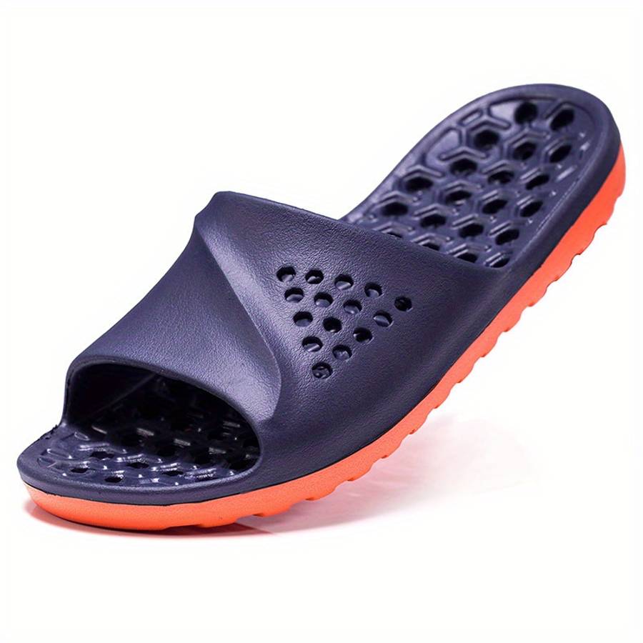 Men Slippers Summer Style Blue Size Uk 9.5 To 10