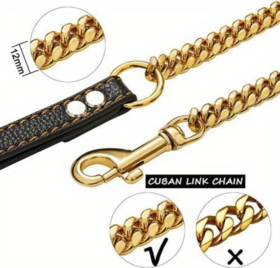 Dog Leash Color Golden Size 5Xl