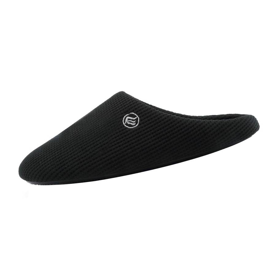 Cotton Slippers Color Black Sizeuk 2.5-3